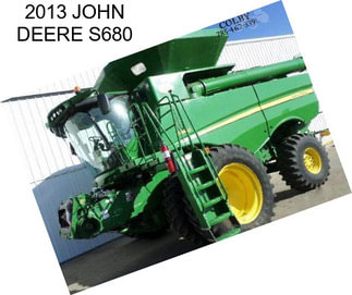 2013 JOHN DEERE S680