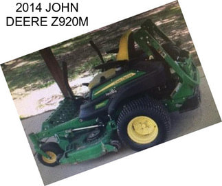 2014 JOHN DEERE Z920M