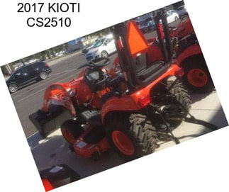 2017 KIOTI CS2510