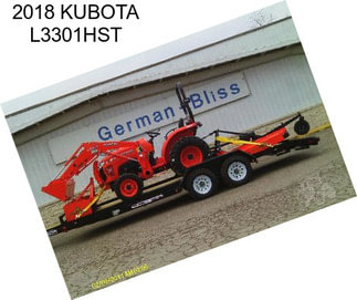 2018 KUBOTA L3301HST