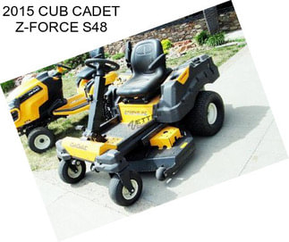 2015 CUB CADET Z-FORCE S48