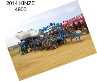 2014 KINZE 4900