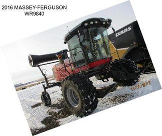 2016 MASSEY-FERGUSON WR9840