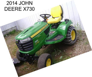 2014 JOHN DEERE X730