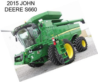 2015 JOHN DEERE S660