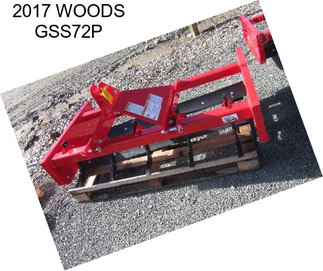 2017 WOODS GSS72P