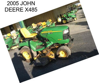 2005 JOHN DEERE X485