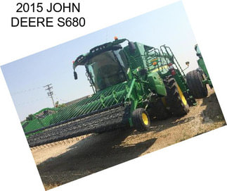 2015 JOHN DEERE S680