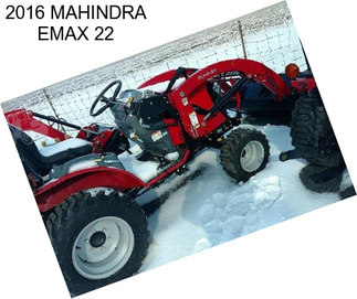 2016 MAHINDRA EMAX 22