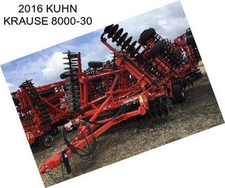2016 KUHN KRAUSE 8000-30