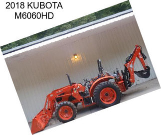 2018 KUBOTA M6060HD