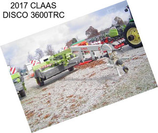2017 CLAAS DISCO 3600TRC
