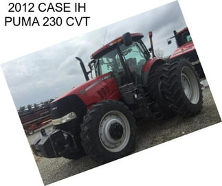 2012 CASE IH PUMA 230 CVT