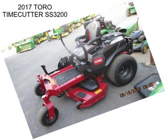 2017 TORO TIMECUTTER SS3200