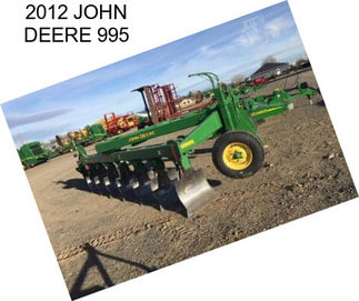 2012 JOHN DEERE 995