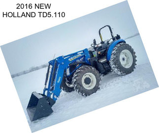 2016 NEW HOLLAND TD5.110