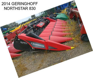 2014 GERINGHOFF NORTHSTAR 830