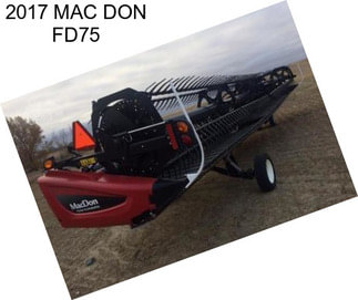 2017 MAC DON FD75