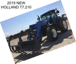 2015 NEW HOLLAND T7.210