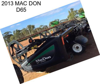 2013 MAC DON D65