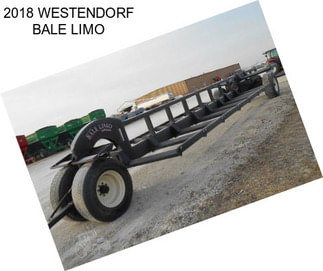 2018 WESTENDORF BALE LIMO