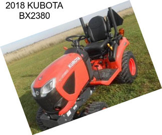 2018 KUBOTA BX2380