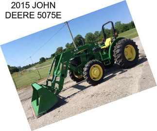 2015 JOHN DEERE 5075E