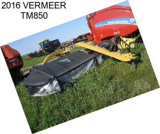 2016 VERMEER TM850