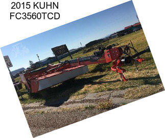 2015 KUHN FC3560TCD