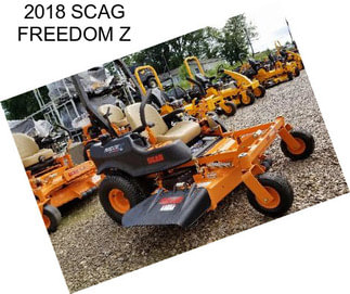 2018 SCAG FREEDOM Z