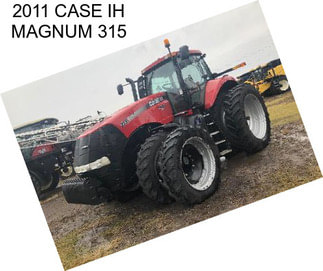 2011 CASE IH MAGNUM 315