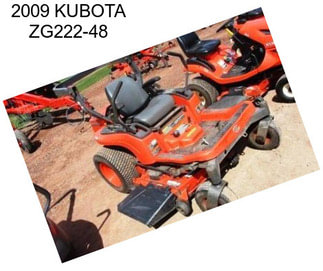 2009 KUBOTA ZG222-48