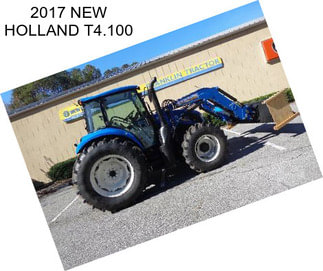 2017 NEW HOLLAND T4.100