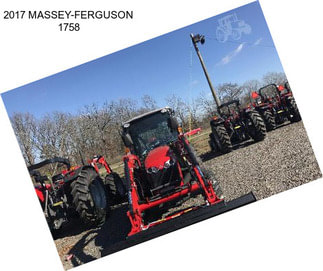 2017 MASSEY-FERGUSON 1758