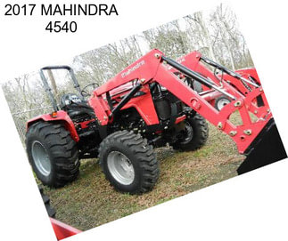 2017 MAHINDRA 4540