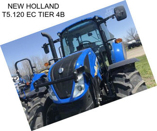 NEW HOLLAND T5.120 EC TIER 4B