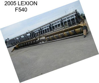 2005 LEXION F540