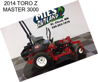 2014 TORO Z MASTER 3000