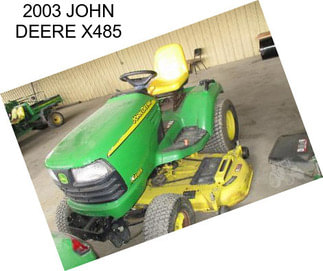 2003 JOHN DEERE X485