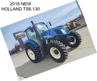 2016 NEW HOLLAND TS6.130