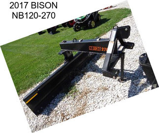 2017 BISON NB120-270
