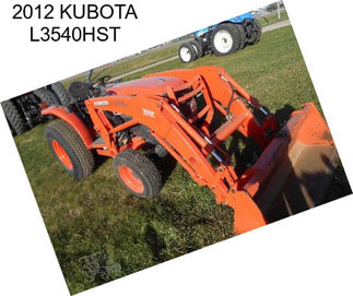2012 KUBOTA L3540HST