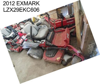 2012 EXMARK LZX29EKC606