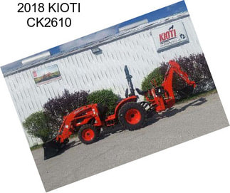 2018 KIOTI CK2610