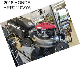 2018 HONDA HRR2110VYA