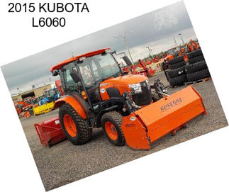 2015 KUBOTA L6060