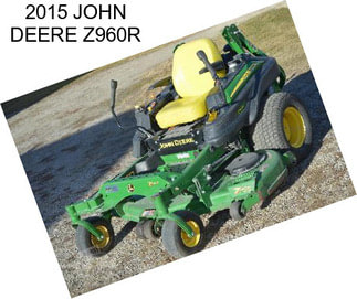 2015 JOHN DEERE Z960R