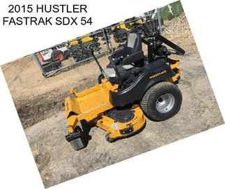 2015 HUSTLER FASTRAK SDX 54