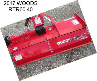 2017 WOODS RTR60.40