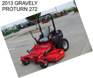 2013 GRAVELY PROTURN 272